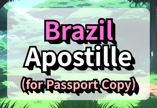 Apostille Attestation for Hong Kong Passport Copy to Brazil for Global Branch